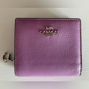 Coach Lilac Leather Wallet
